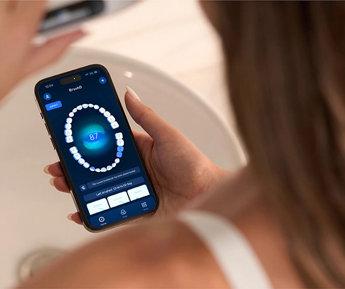 Interactive app & guided brushing