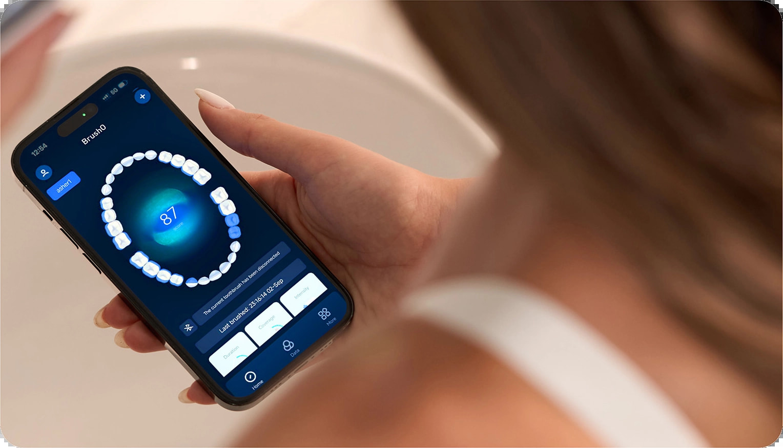 Interactive app & guided brushing